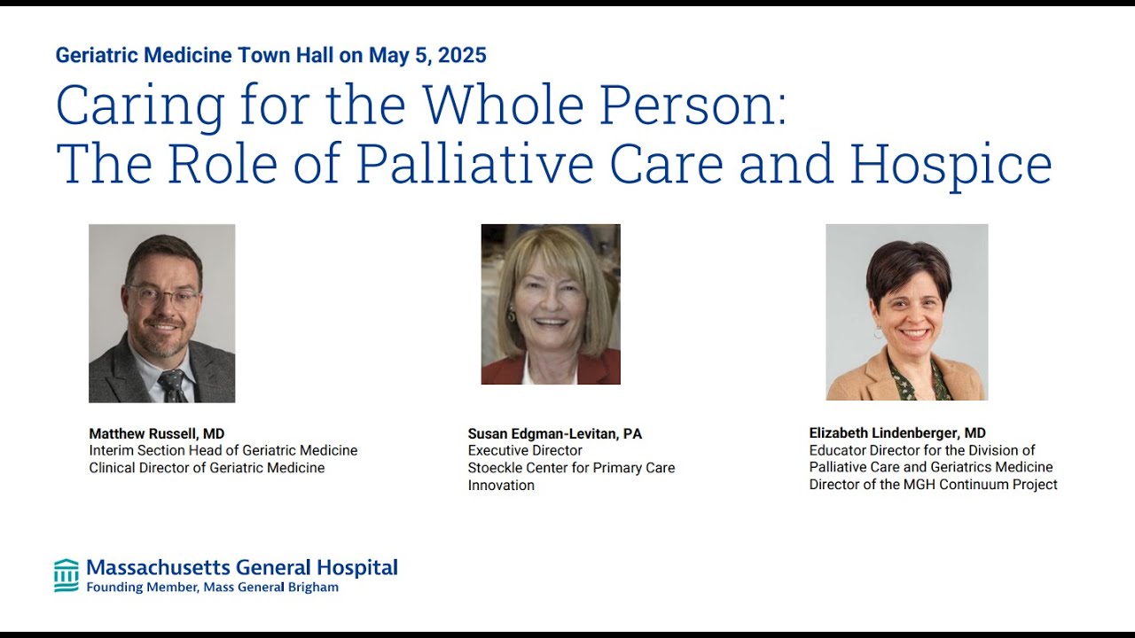 Geriatric Medicine Town Hall May 5, 2025