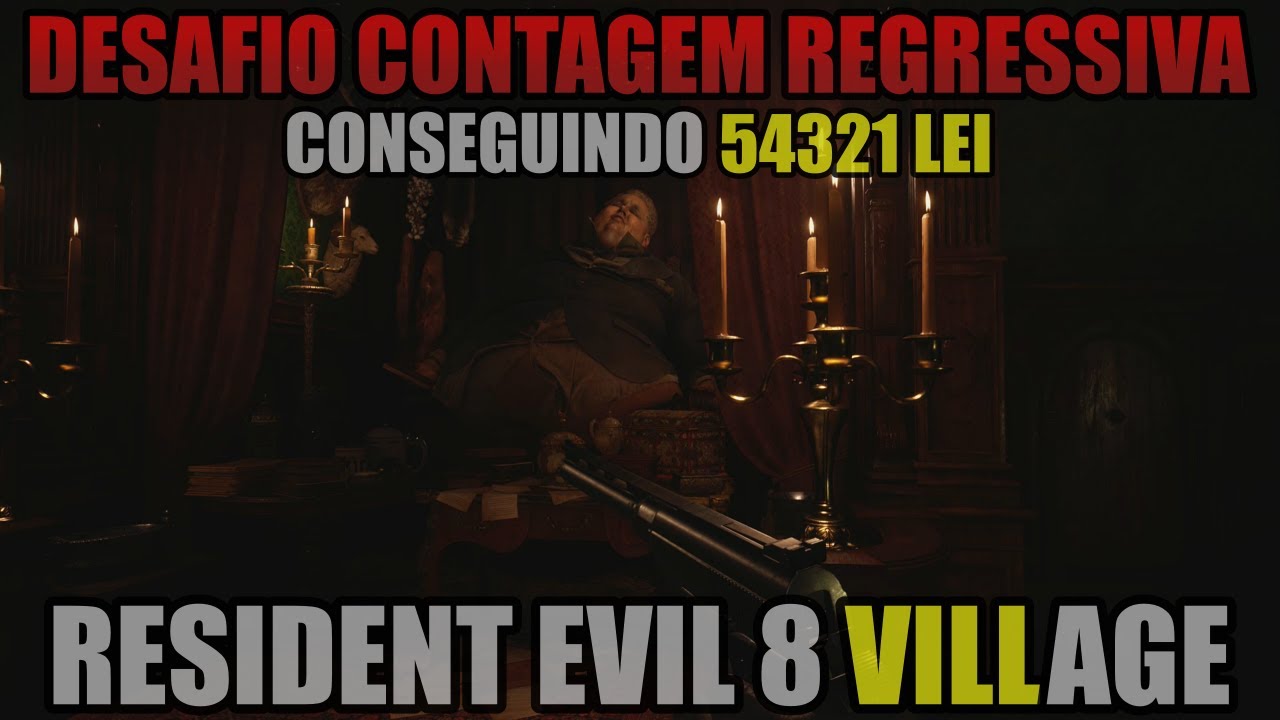 RESIDENT EVIL 8 VILLAGE | DESAFIO CONTAGEM REGRESSIVA | PT BR | PS5