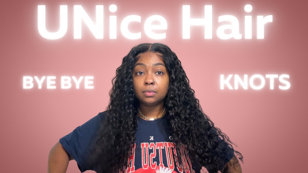 UNice Bye-Bye Knots Wet and Wavy Glueless Wig Unboxing | Wear and Go Wig