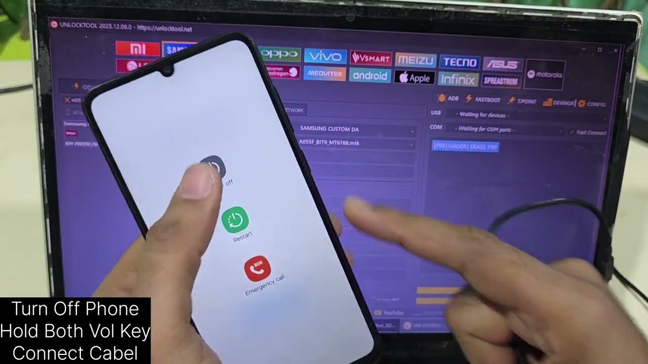 Простой способ обхода FRP на Samsung M05. Этот метод работает только с UnlockTool 2026.
