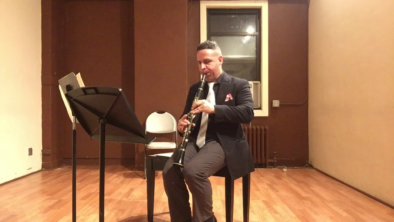 Armando Vazquez Clarinet Sonatine movement 1