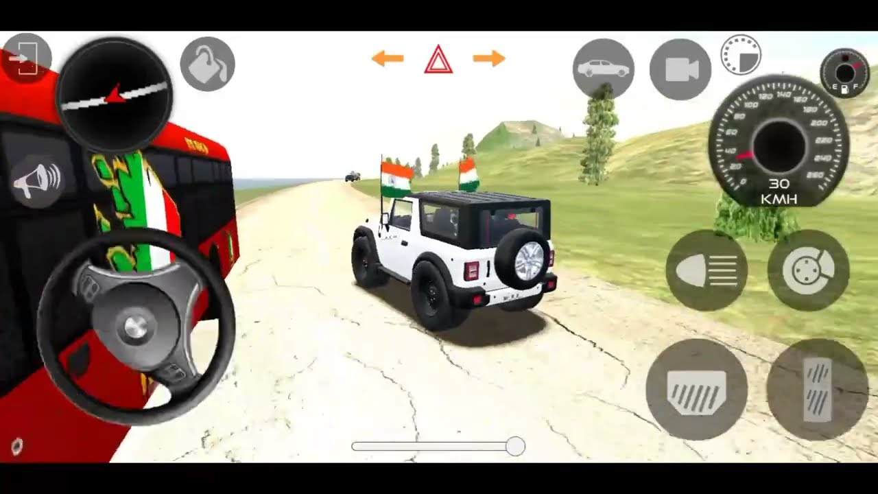 Modified Mahindra white thar video ll thar stunt video ll #trending #viral #thar