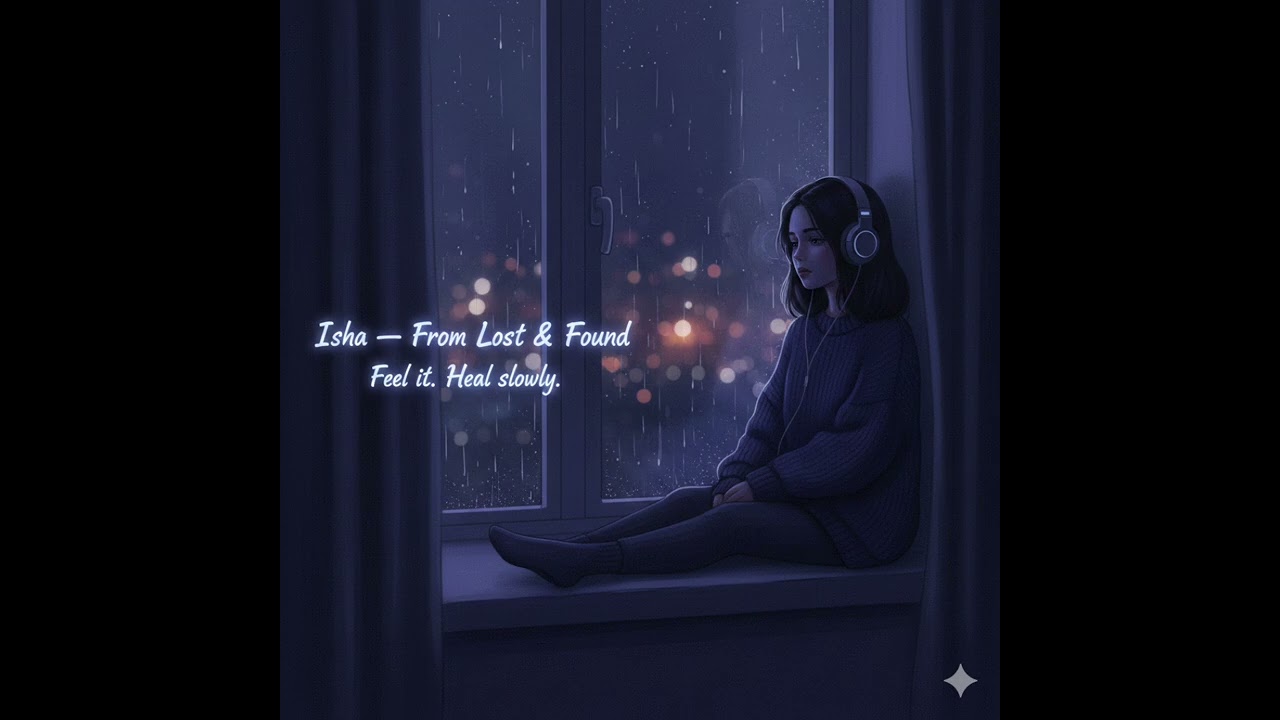 Lofi songEmotionalLost feelings… found silence.Isha — From Lost & Found 🎧🖤Close your eyes & feel it.