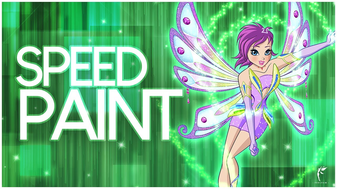 Winx Club | Season 8 - Tecna Enchantix Fairy Dust | Speed-Paint