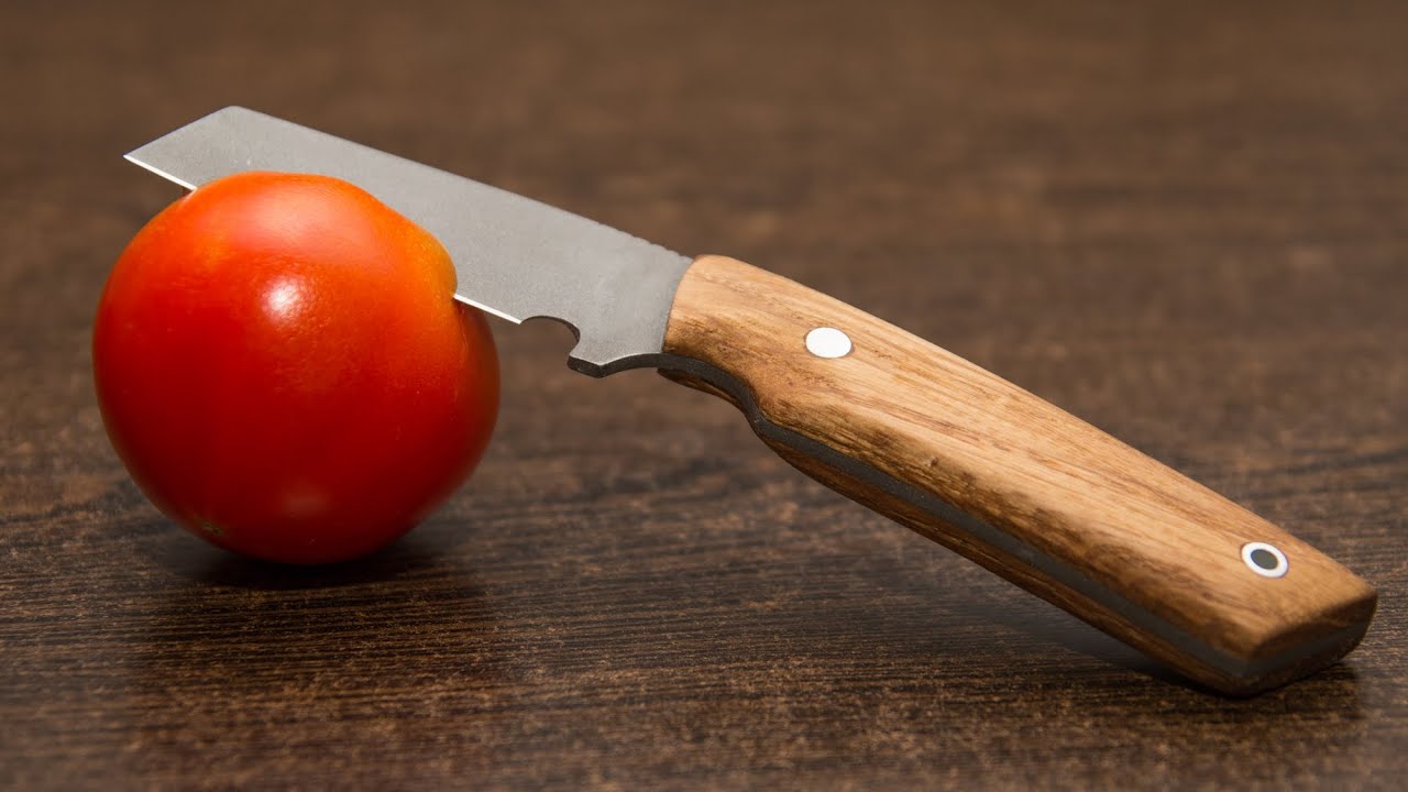 Making a knife from an old circular saw blade