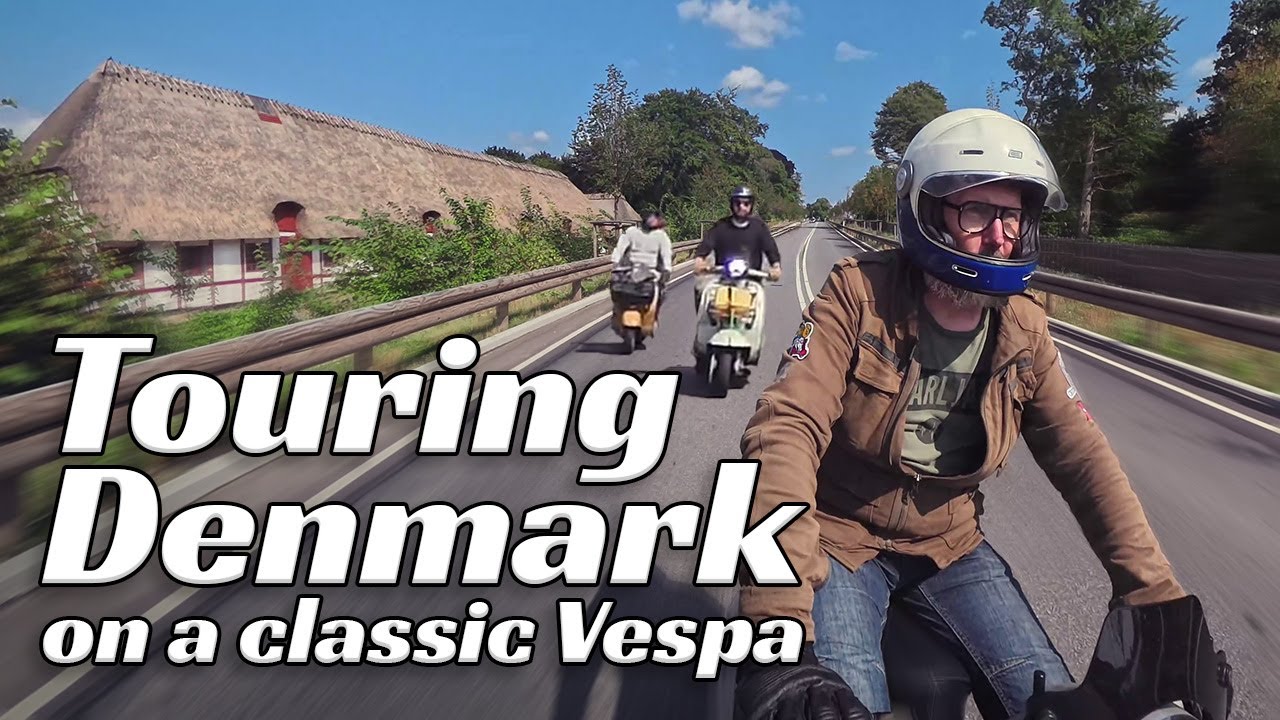 Touring Denmark on a classic Vespa