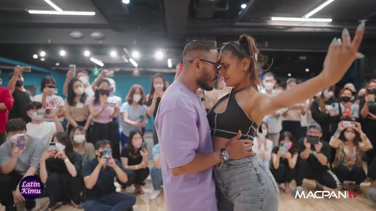 Cornel & Rithika KOREA demo bachata dance