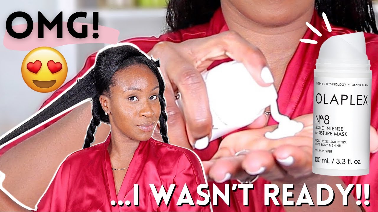 I TRIED OLAPLEX NO.8 MOISTURE MASK ON MY RELAXED HAIR… THIS IS WHAT HAPPENED! | RELAXED HAIR