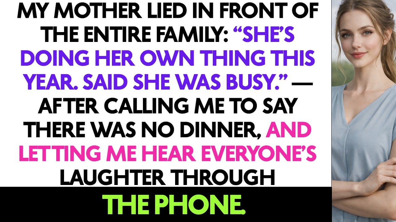 My Mother Lied In Front Of The Entire Family: “She’s Doing Her Own Thing This Year...