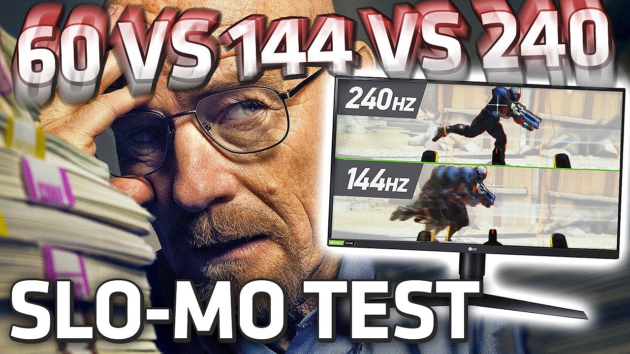 Do High Frames Win Games? 60hz vs 144hz vs 240hz - Real-World Differences [800fps Slo-mo]