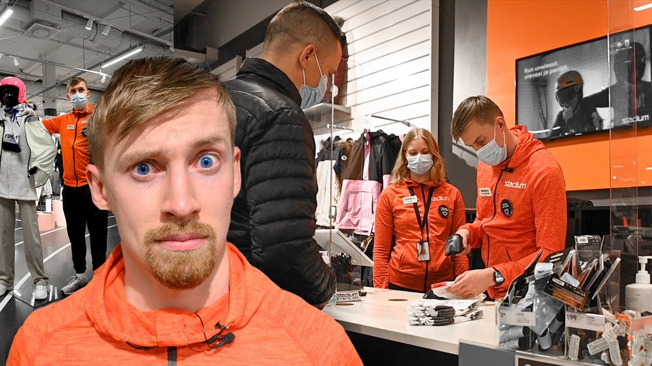 Elin kuten urheilukaupan myyjä