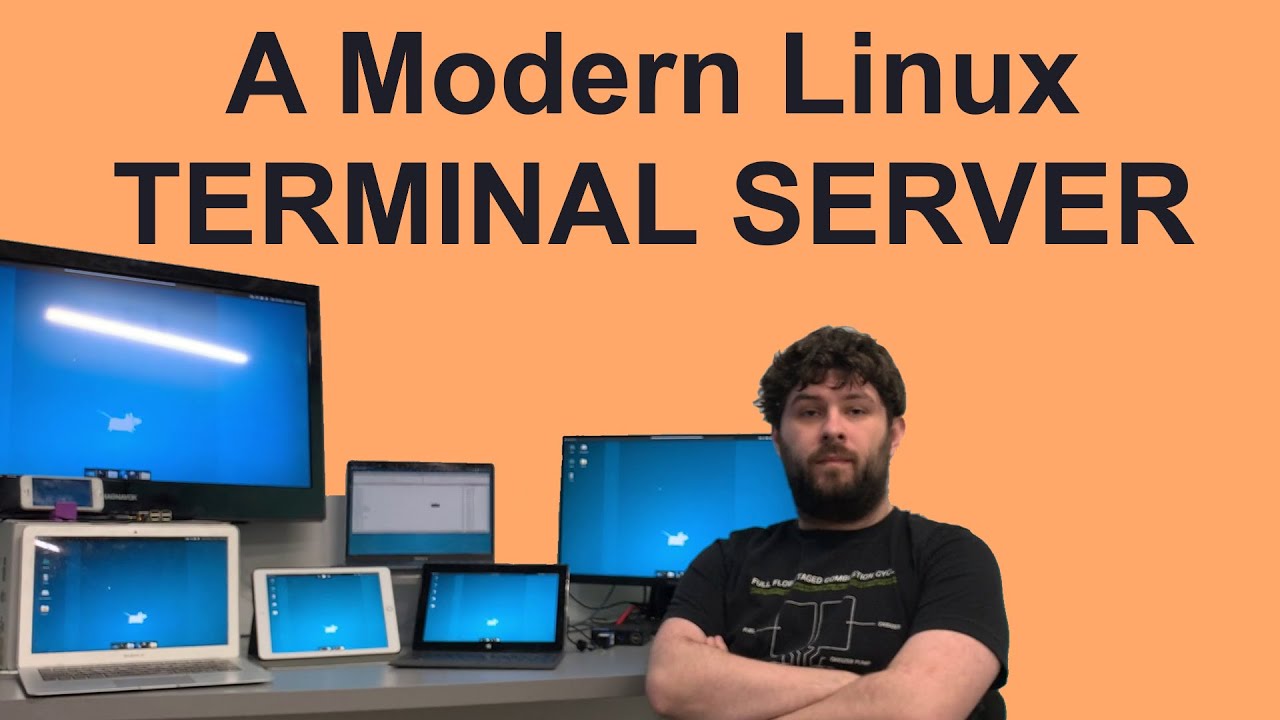 A Modern Linux Graphical TERMINAL SERVER | Complete Guide for Remote Access | Any Device, Many Users