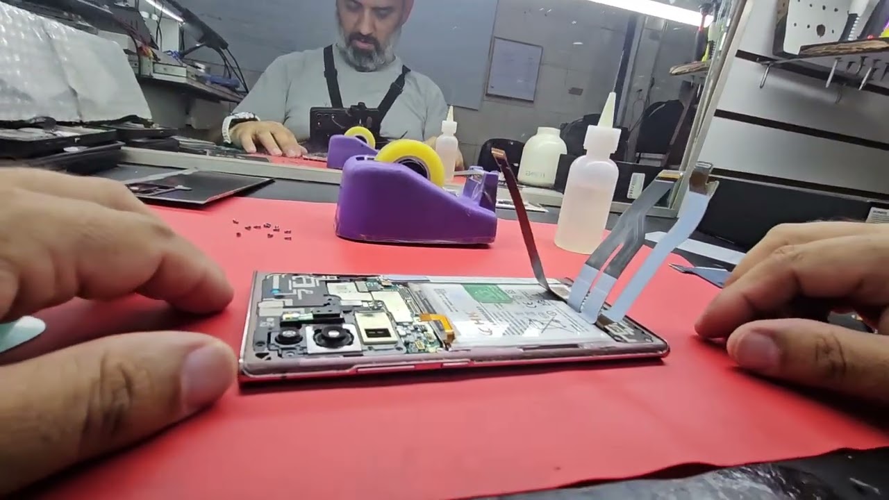 Note 20 ultra disassembly  troca de bateria