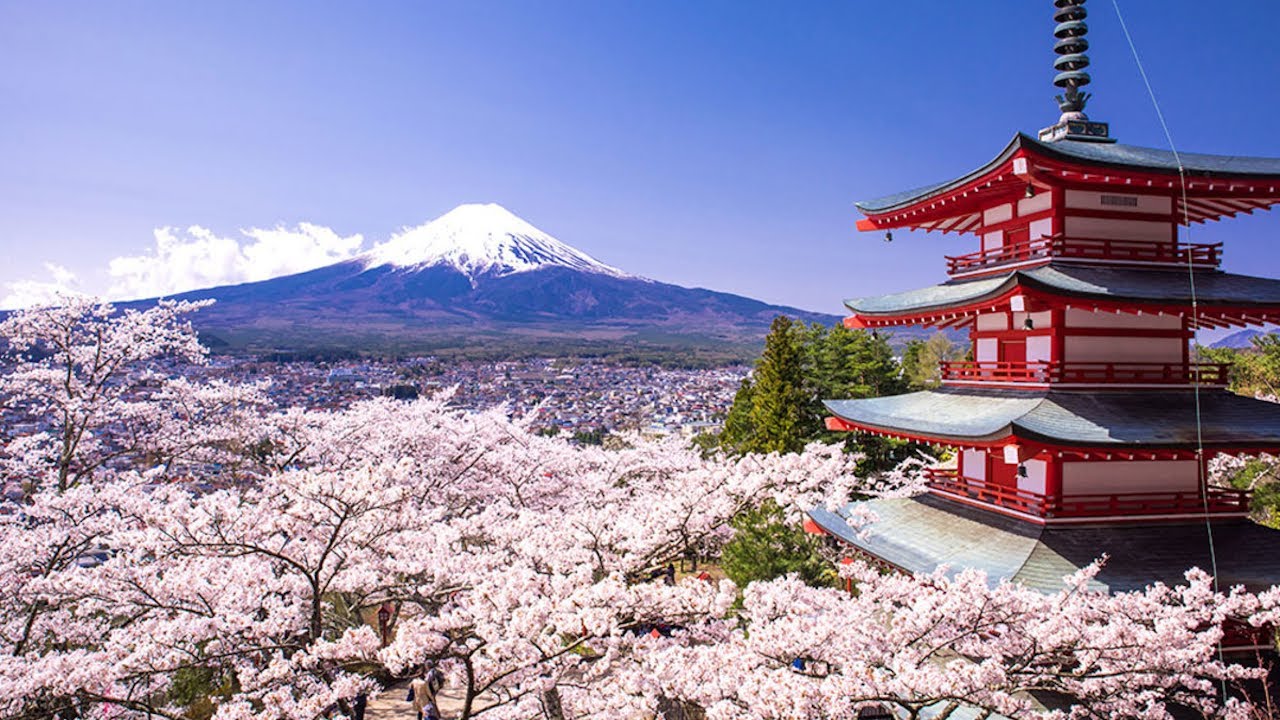FLYING OVER JAPAN 2021 📸 Relaxing Music Along With Beautiful Nature Videos