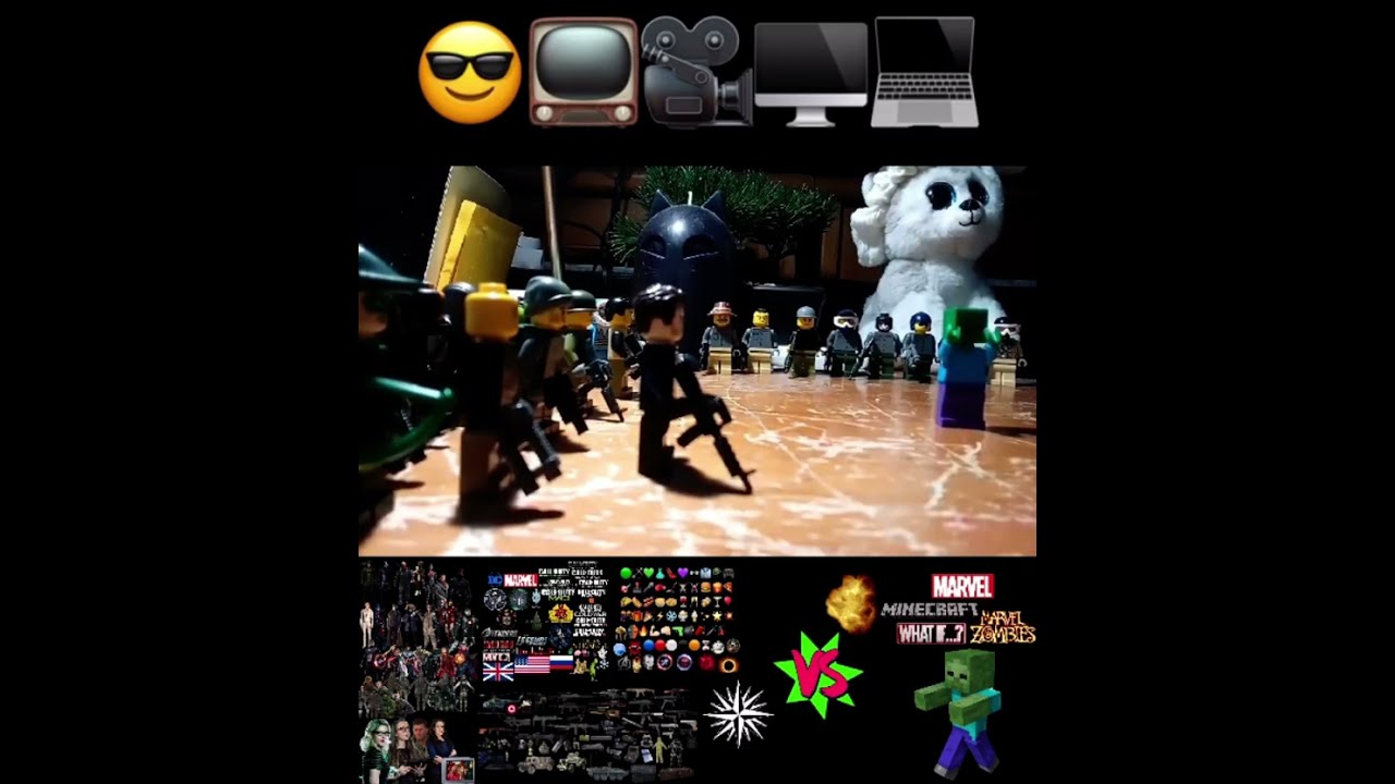 Lego Stop Motions: DC / Marvel / Call Of Duty - Zombiecraft