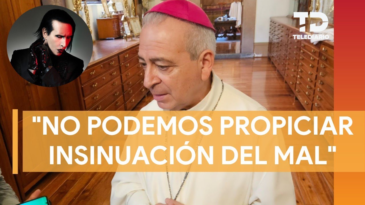 Arzobispo pide cancelar concierto de Marilyn Manson en San Luis Potosí