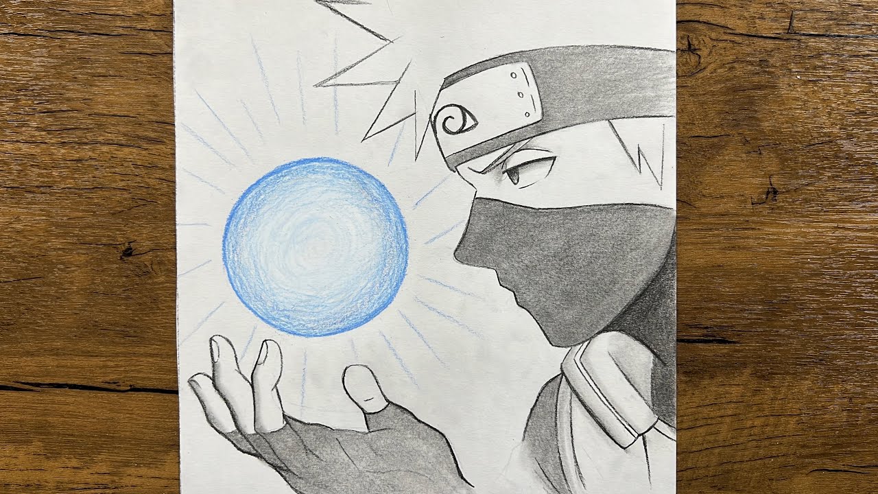How to Draw Kakashi Using Rasengan | Easy Step-by-Step Anime Tutorial