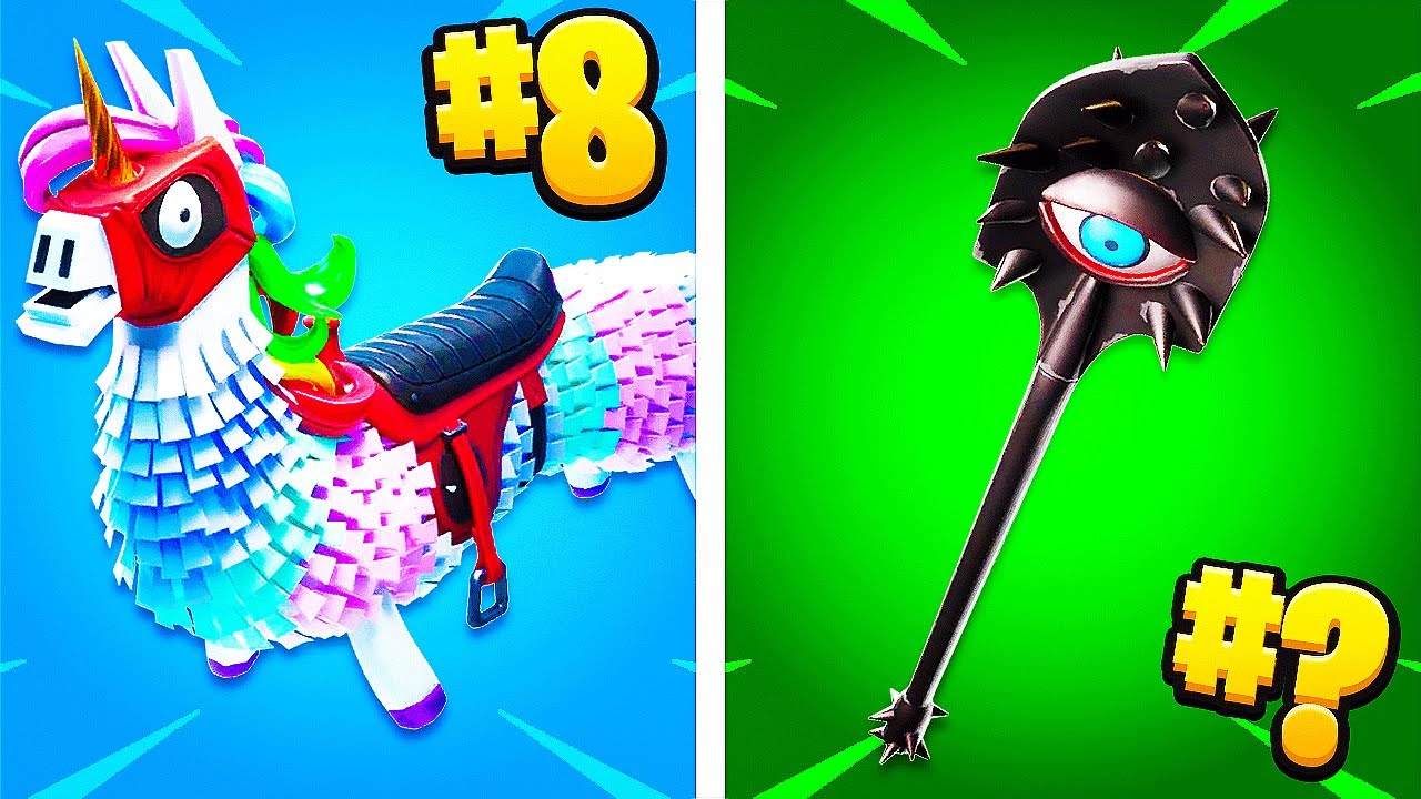 20 Most TRYHARD Pickaxes & Gliders In Fortnite