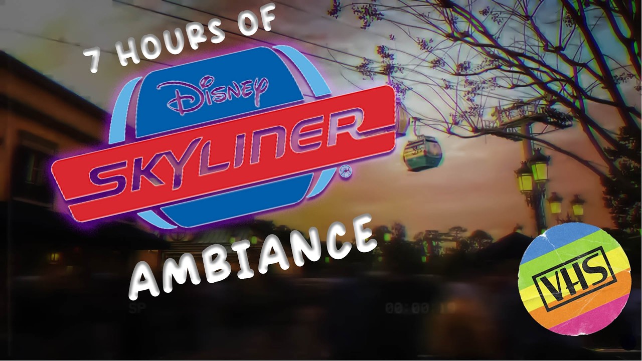 7 Hours of Disney Skyliner Sunset Ambience VHS Style Jungle Cruise