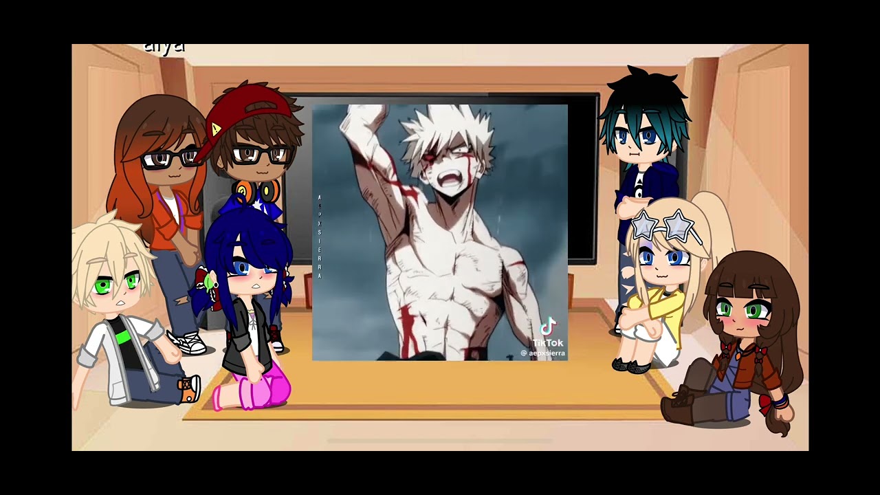 MLB react to adrien as bakugo||OOC||MY AU||mlbxmha||a little bit of adrienette||