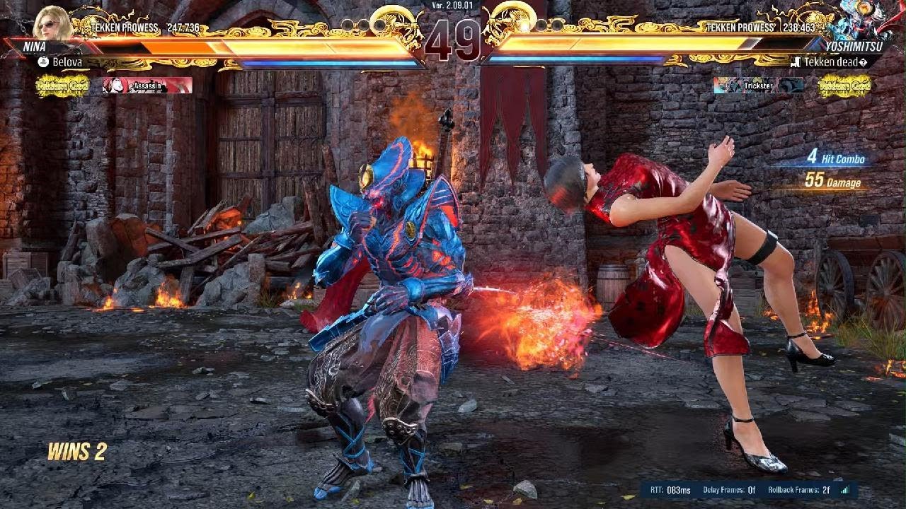 TEKKEN8 Nina vs Yoshimitsu