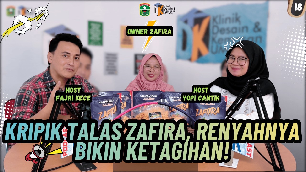 Kripik Talas Zafira, Renyahnya Bikin Ketagihan!