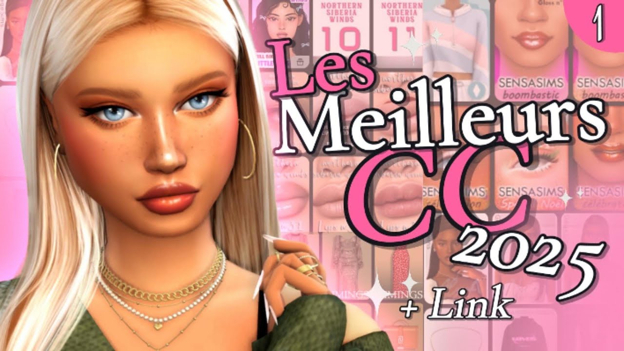 Les MEILLEUR CC CAS/CUS 2025 pour des Sims ULTRA STYLÉS ! + liens 😱❤️