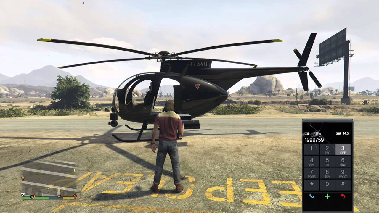gta 5 buzzard phone cheat