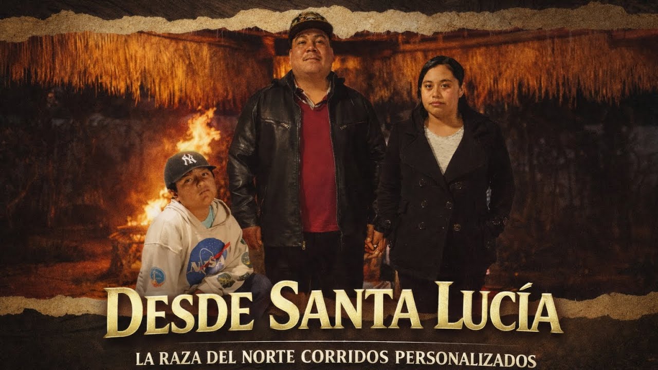 DESDE SANTA LUCÍA - LA RAZA DEL NORTE (VIDEO LYRICS )￼ #corridospersonalizados 