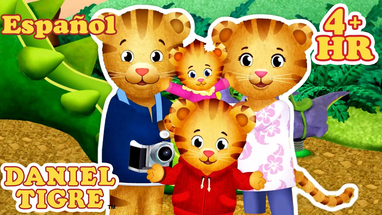Las vacaciones de verano de la familia tigre (episodios completos) | Daniel Tiger en Espanol
