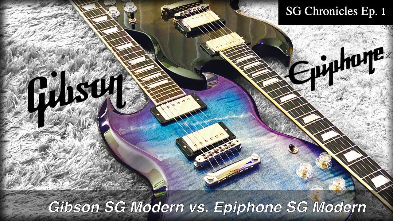 Gibson vs Epiphone. An SG Modern deep dive. Plus, a Probucker vs Burstbucker sound test at the end!