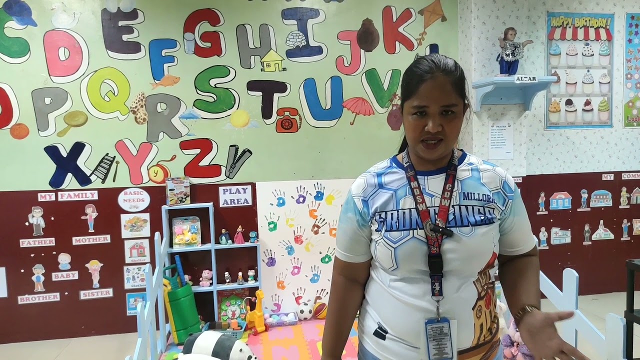 MCDC BRGY 485 Daycare Center Tour with Teacher Millorna Obispado