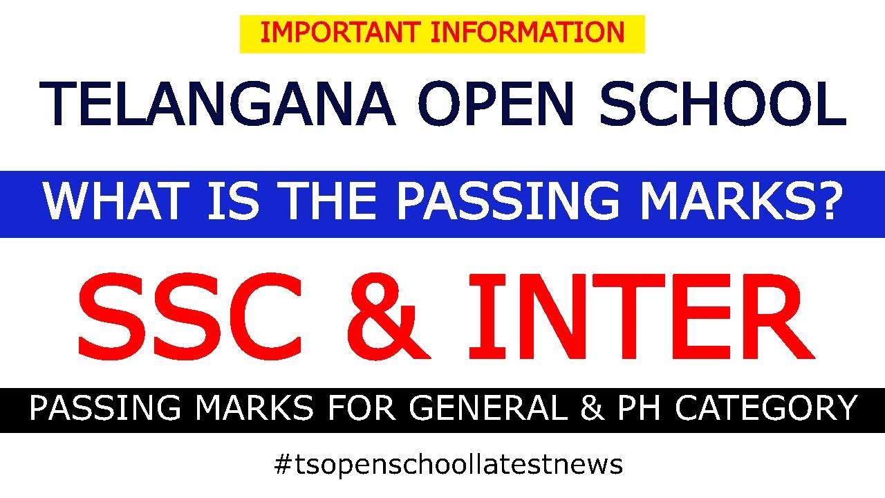 What is the Pass Marks of TS Open Intermediate Exam |TS Open Inter Groups #తెలంగాణ ఓపెన్ స్కూల్