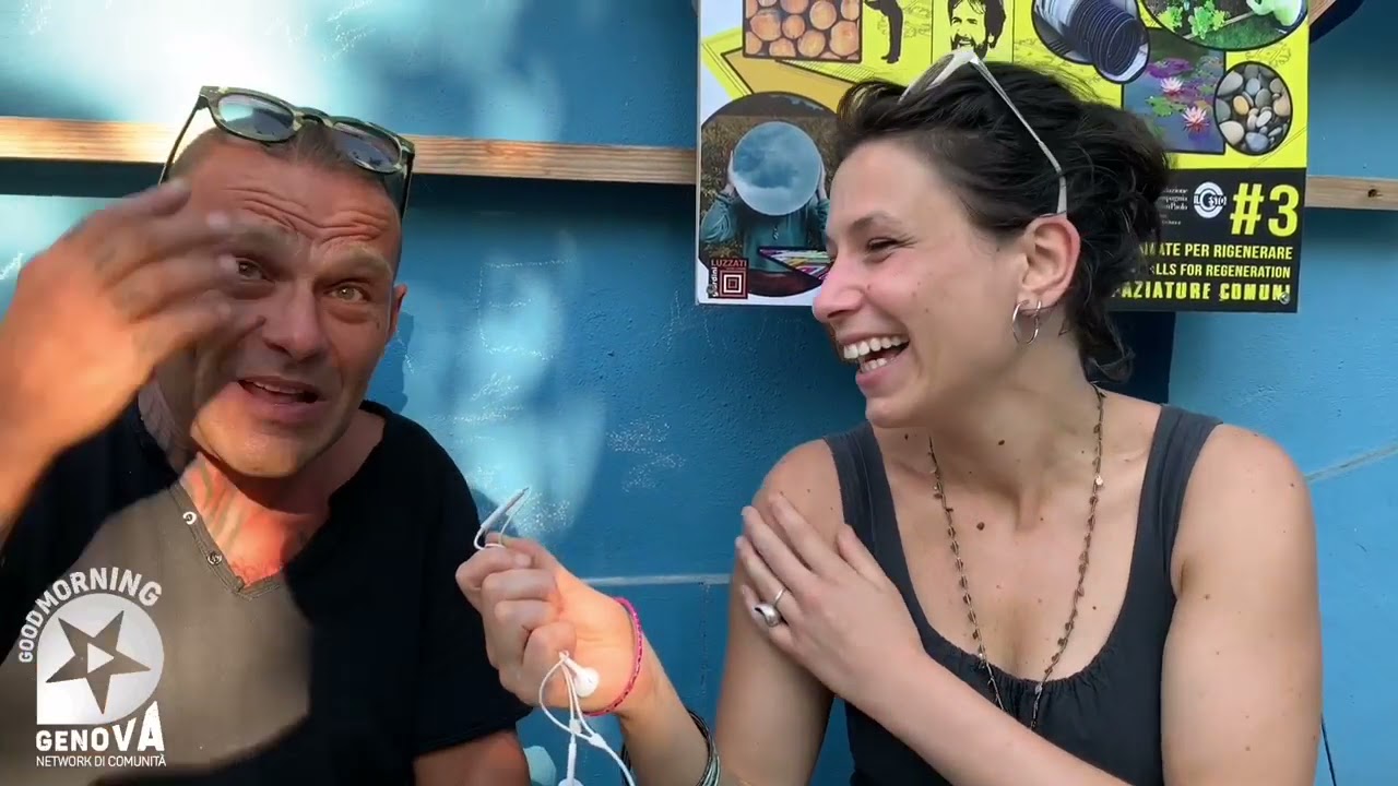 Irene Lamponi intervista Zulù dei 99Posse ai Giardini Luzzati #G8GE20 - Goodmorning Genova