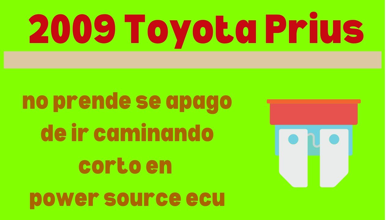 2009 Toyota Prius se apagó caminando y no prende