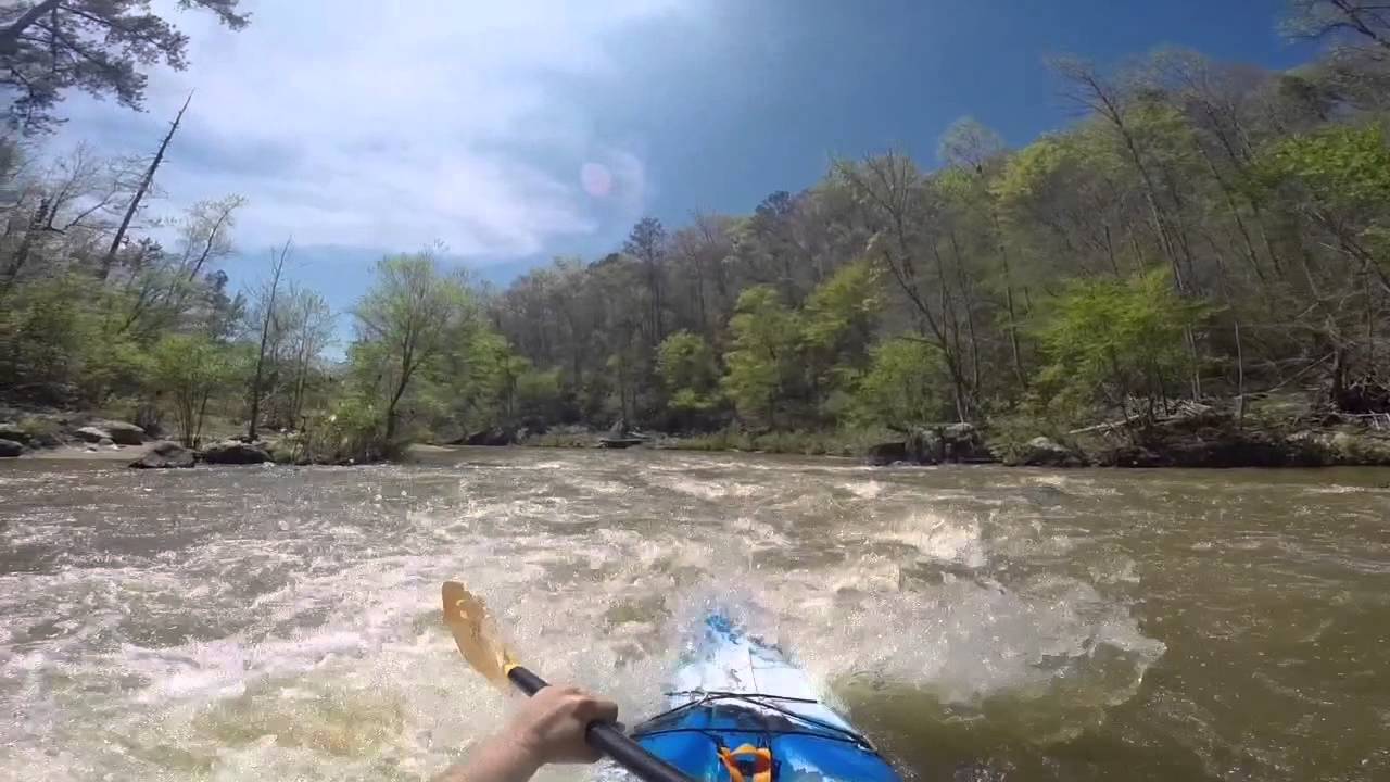Kayaking Hatchet Creek from Hwy 280  to Hwy 231 in Rockford Alabama.