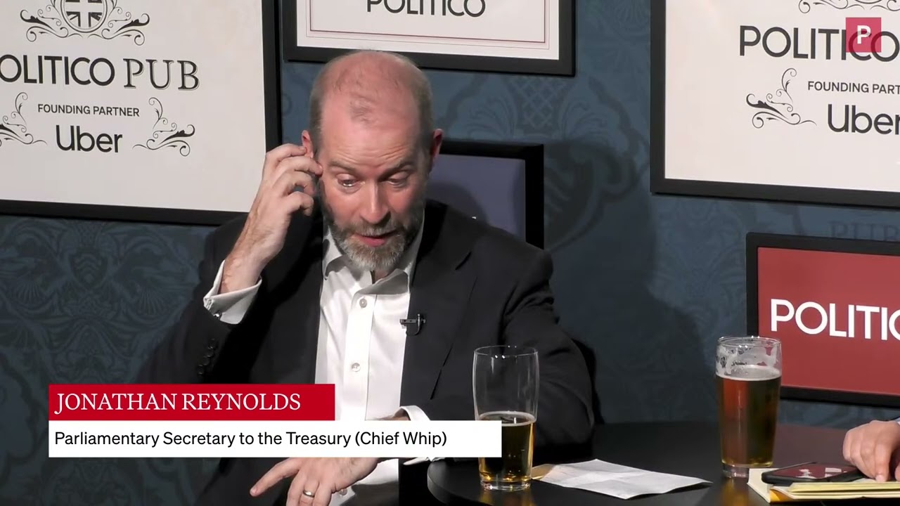 A round with… Jonathan Reynolds I POLITICO at Party Conference | POLITICO