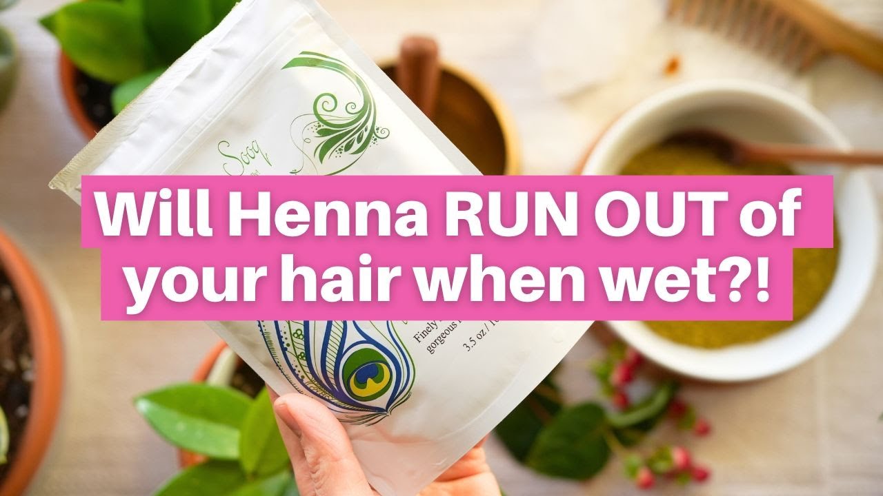 Does Henna Run Out of Your Hair When It Gets Wet?! 😬