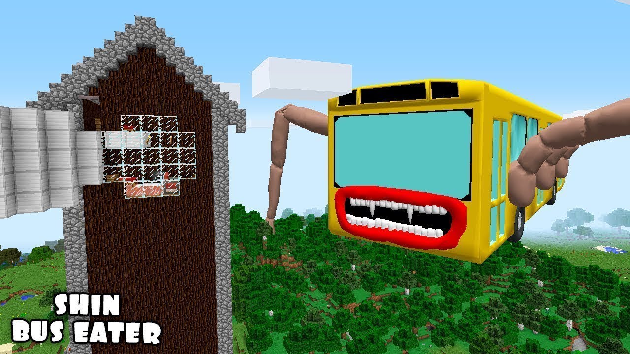i Found Scariest SHIN BUS EATER😱 in Minecraft | Minecraft Horror |