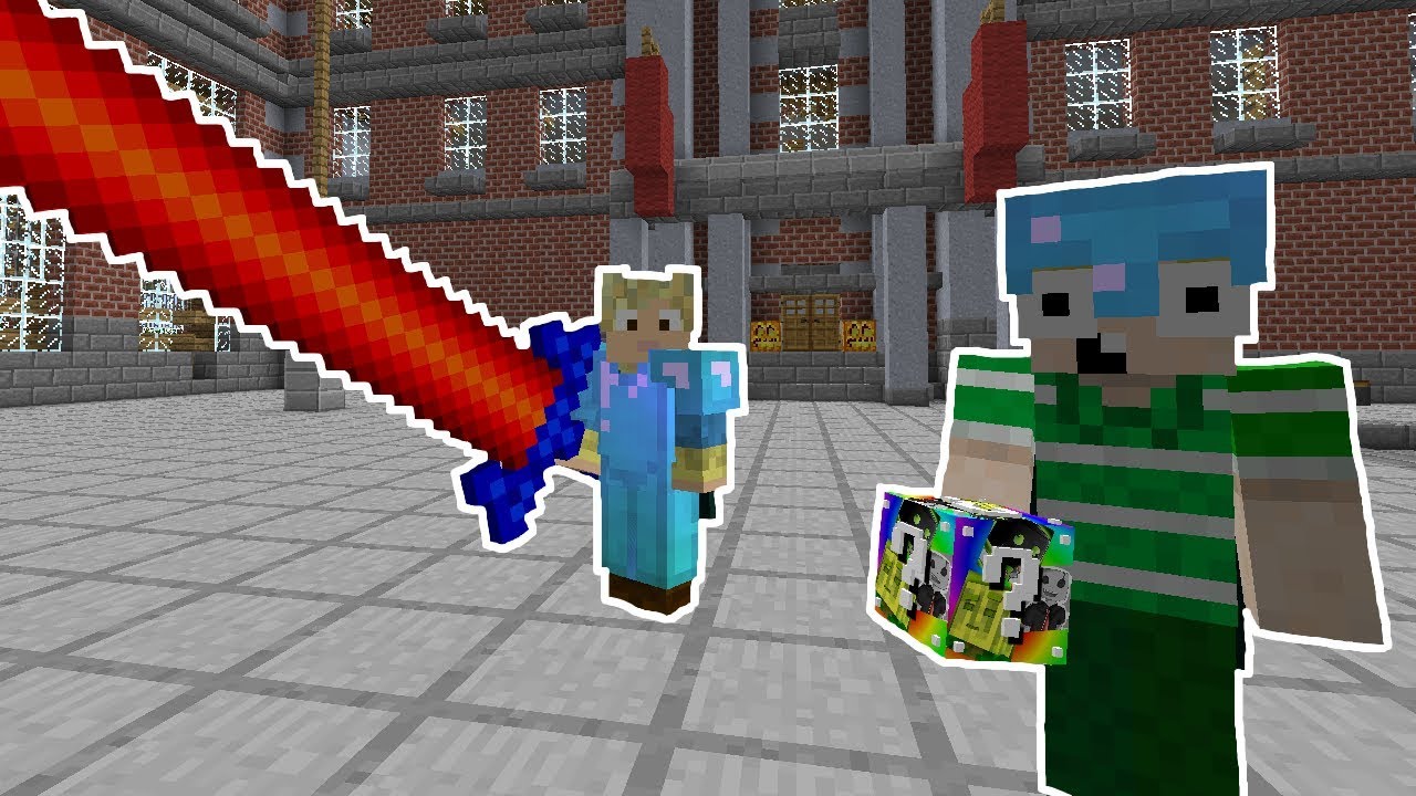 Dansk Minecraft - Lucky Blocks #16: KÆMPE VÅBEN!!