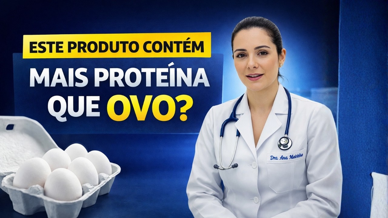 Este produto contém mais proteína do que ovos, prevenindo a perda muscular de forma natural.