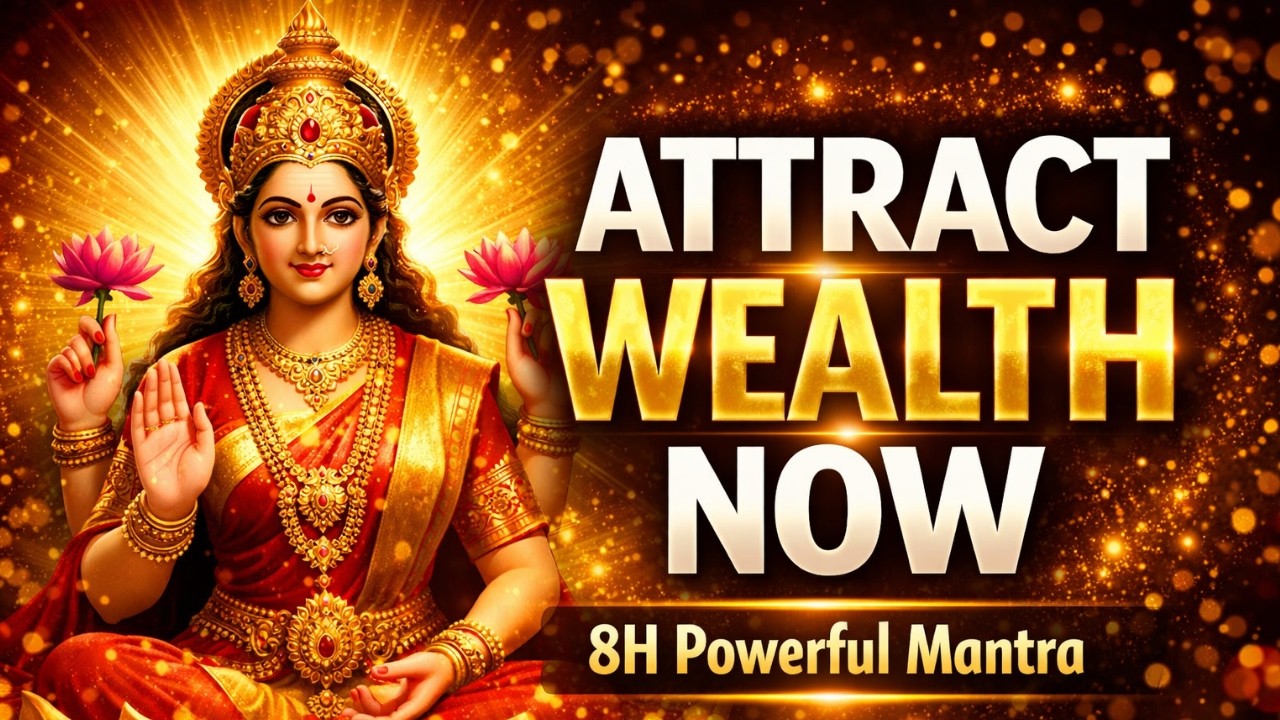 PLAY THIS DAILY – Attract Wealth & Miracles 💰 | Mahalakshmi Mantra 8 Hours