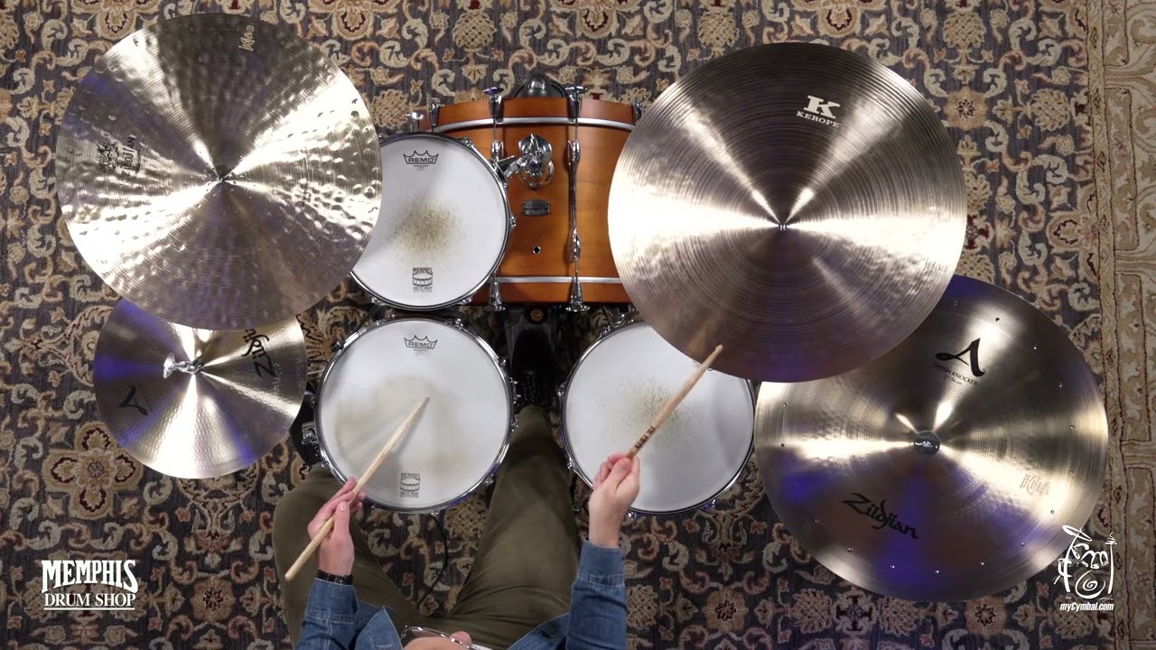 Zildjian 22" Kerope Medium Low Ride Cymbal played by Aaron Kimmel - 2427g (KER0222-1090925Z)