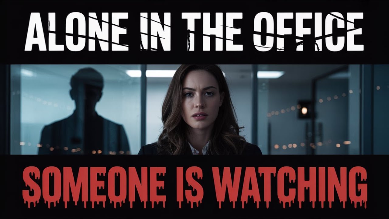 Short Horror Film | She&rsquo;s Alone in the Office... But Someone Is Watching Her!