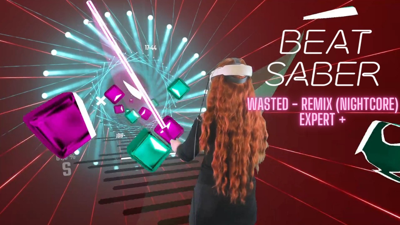 Beat Saber // Wasted - Remix [Nightcore] (Juice Wrld) - Expert+