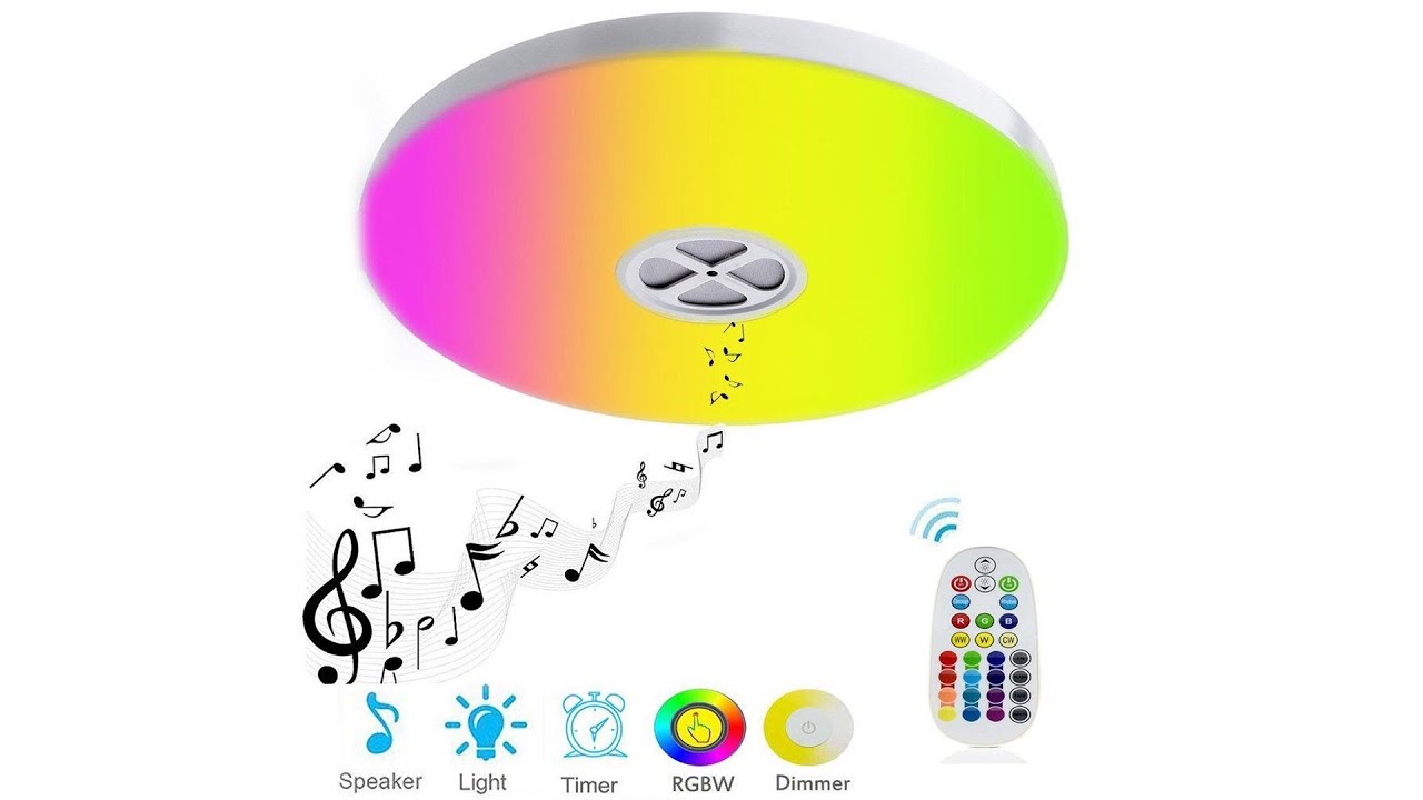 Cum functioneaza plafoniera inteligenta de tavan de 24W cu lumina calda?