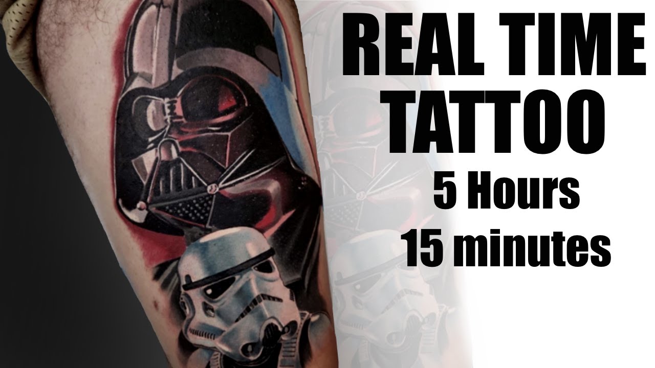 REAL TIME TATTOO | Realism Star Wars Tattoo