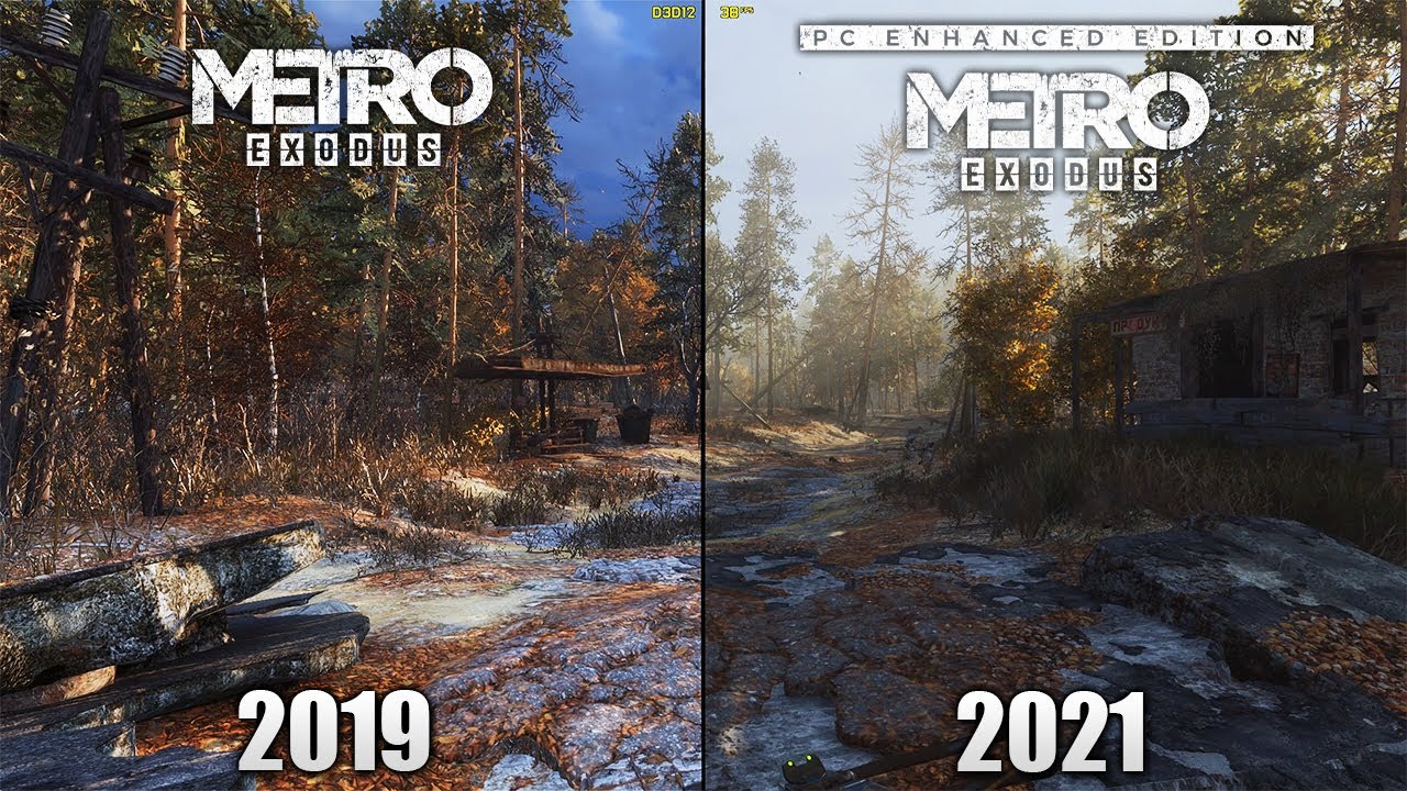 Metro Exodus (2019) vs Metro Exodus Enhanced Edition (2021) | Graphics/Performance Comparison