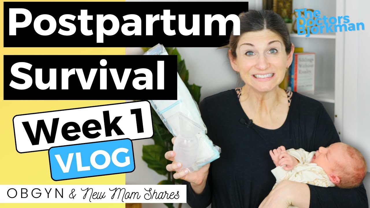 OBGYN Mom Shares Favorites and How to Survive the First Week Postpartum VLOG