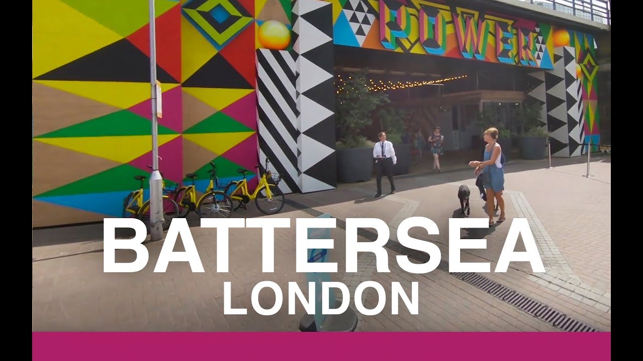 [4K] Battersea, London walking tour| Powerstation to park